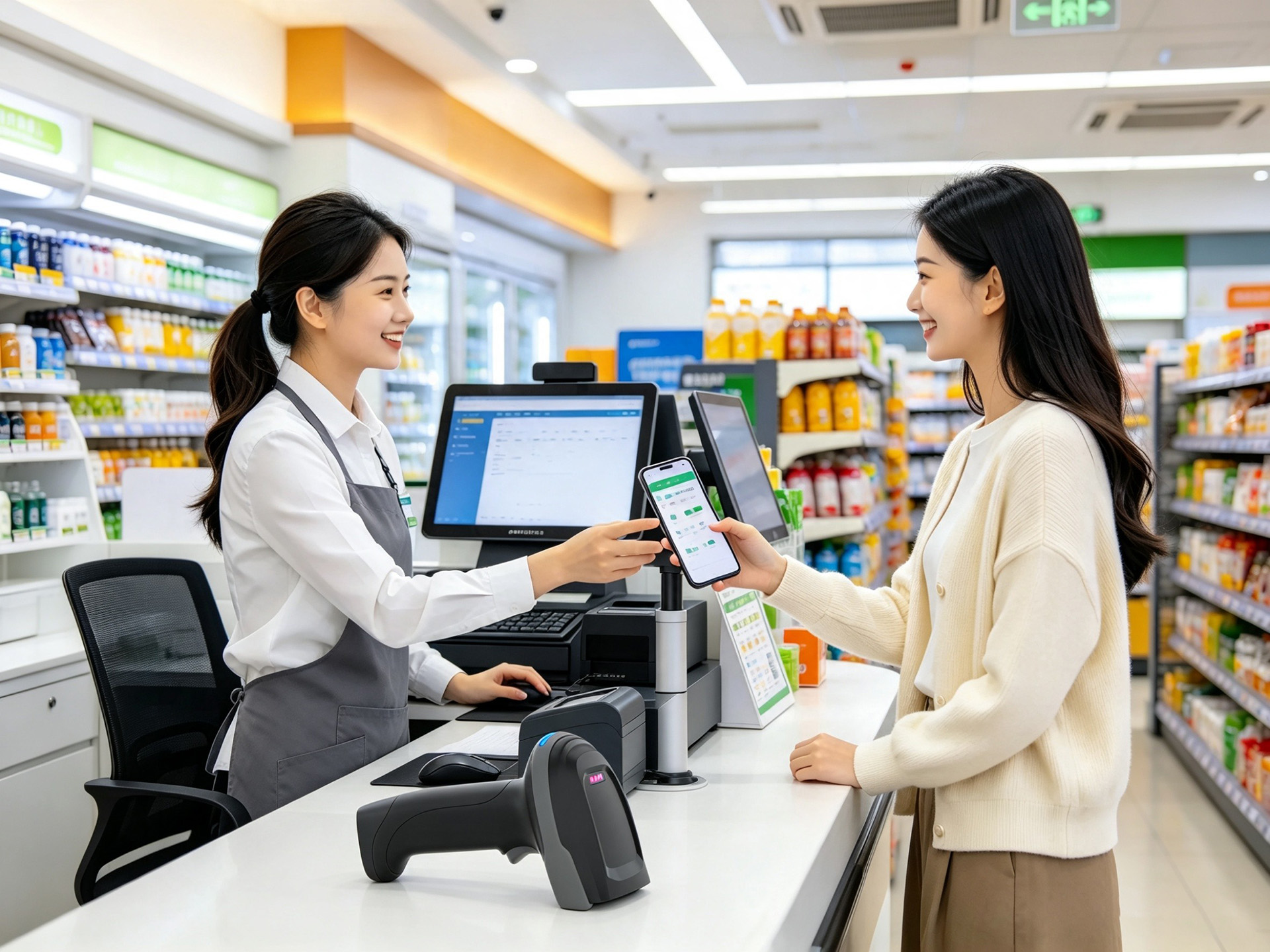 X-1501374 2D wireless barcode scanner with base from xincode