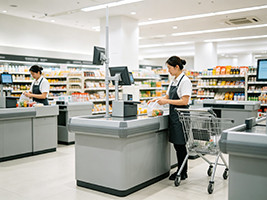 Retail Flexibility: Optimizing Checkout Lanes with a Barcode Scanner Stand
