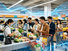 Supermarket Checkout Optimization: Upgrading to a 2D Code Reader