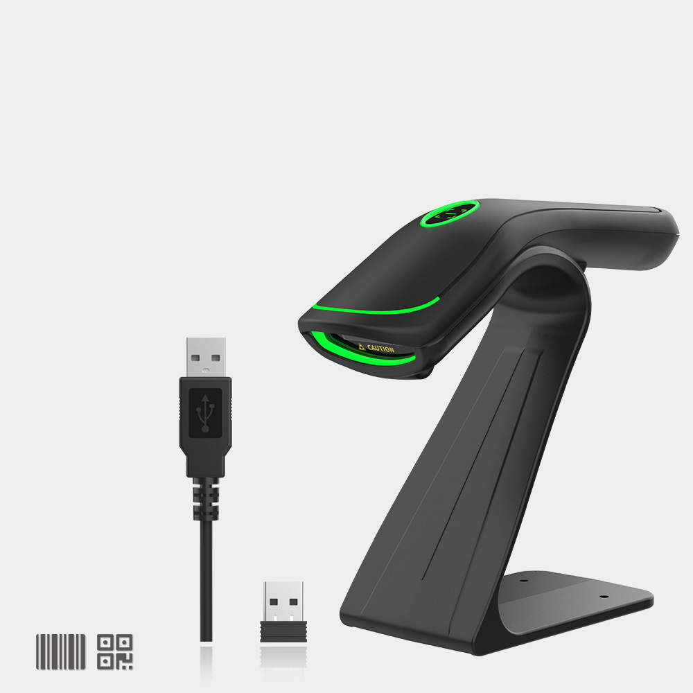 GT-3502B 2D Wireless Scanner with Stand