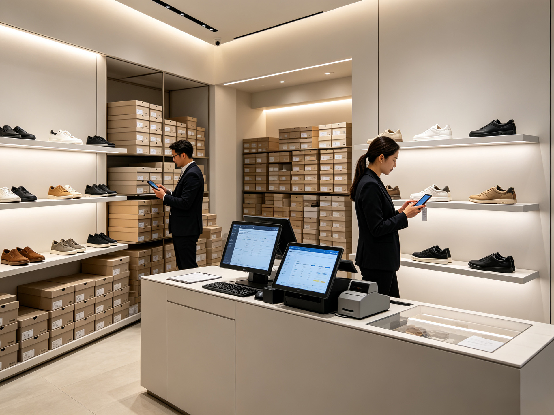 Xincode barcode solution for shoe boutique Xincode barcode solution for shoe boutique